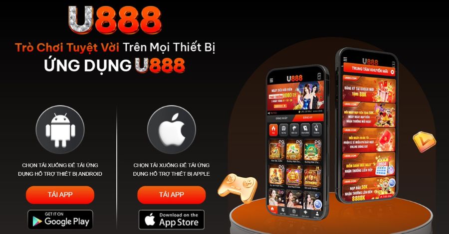 Nhà cái U888 uy tín cung cấp app cá cược di động đầy đủ